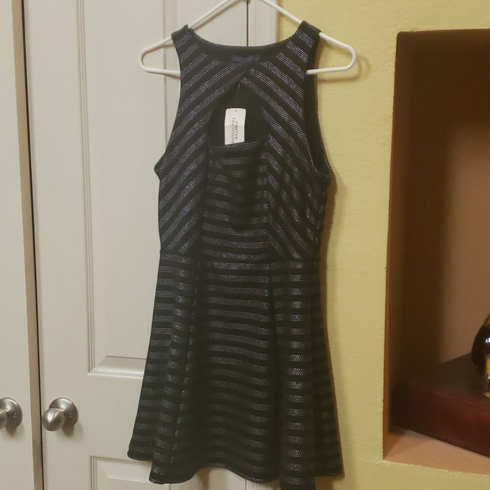 Black skater dress